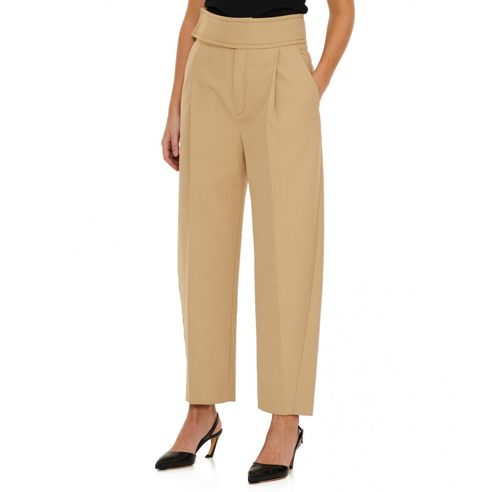 Toteme Lombardy Tan Trousers - Size Large